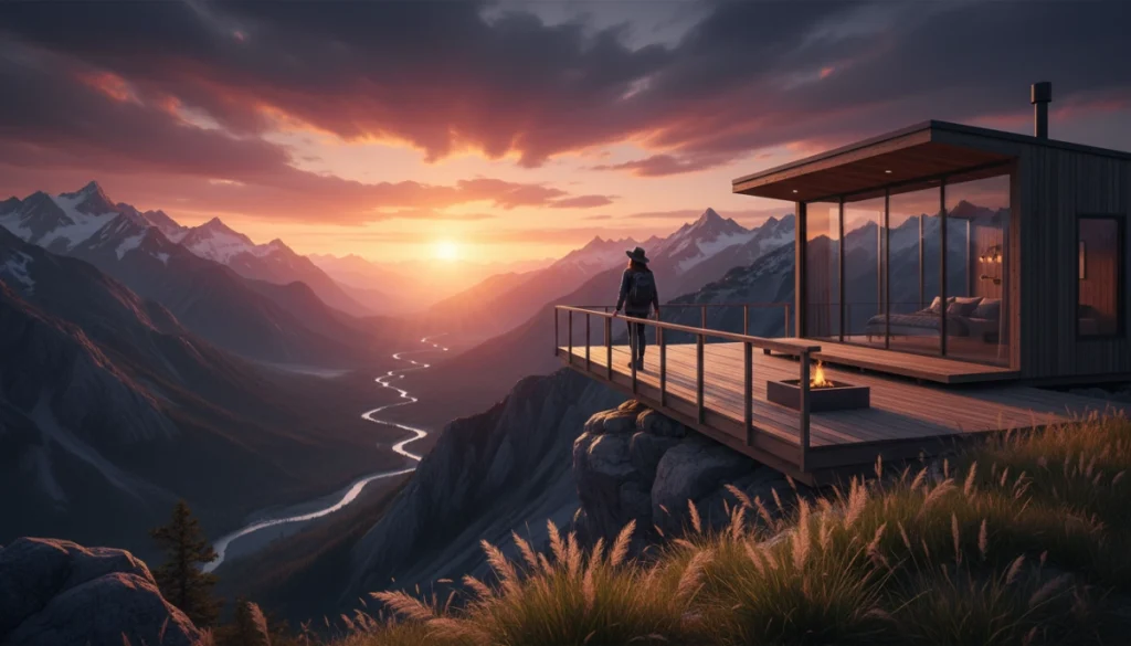 Solo Traveler Stays in Unique Nature Retreats for Solitude and Adventure