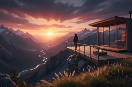 Solo Traveler Stays in Unique Nature Retreats for Solitude and Adventure